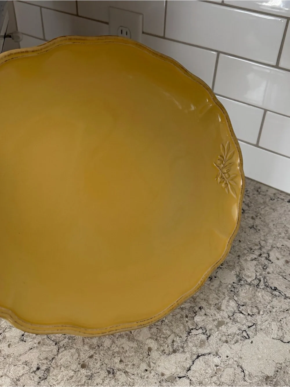 Sur La Table Yellow Oval “Italian Olive